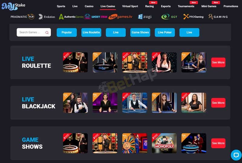 Learn about mystake casino uk